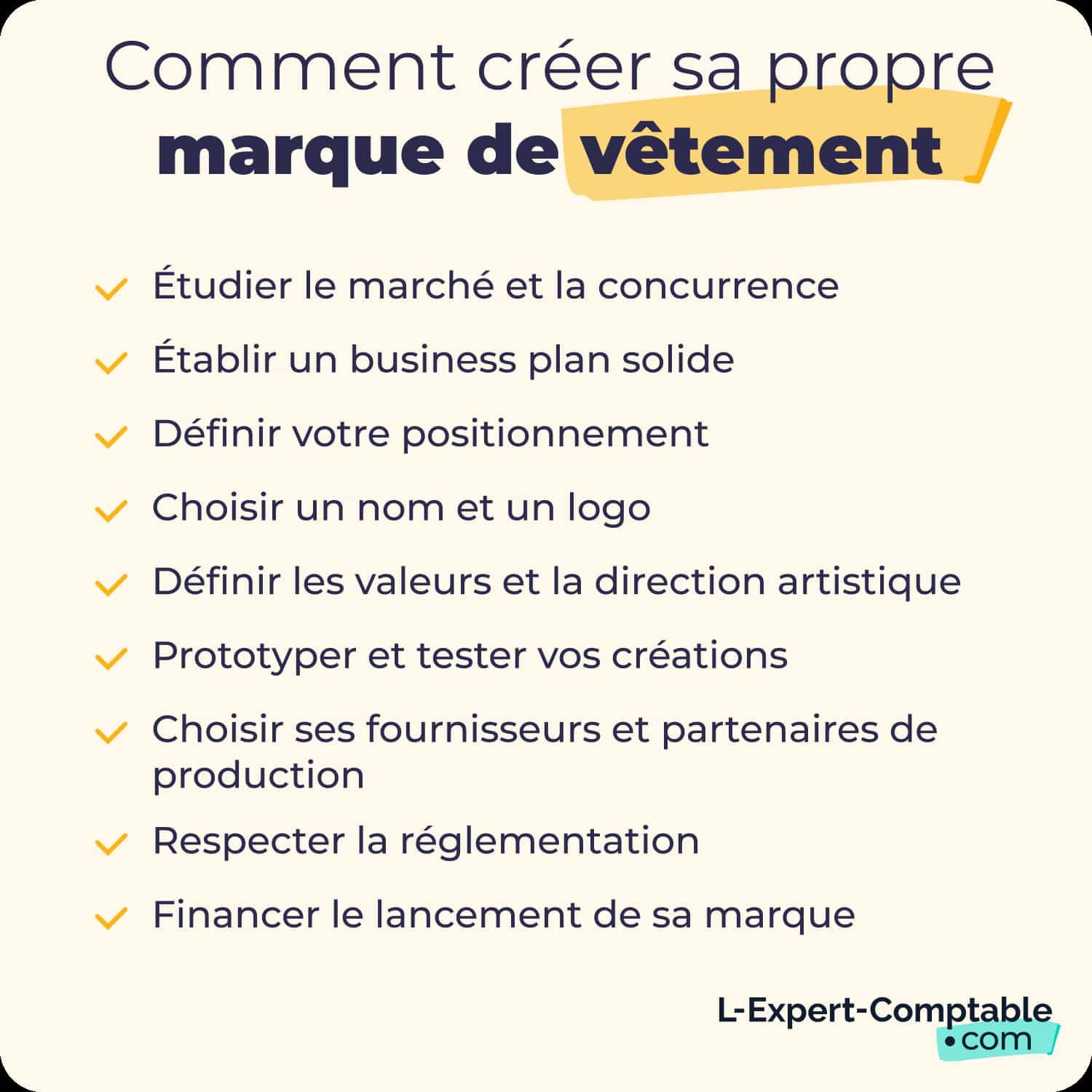 Comment créer sa propre marque de vêtement 